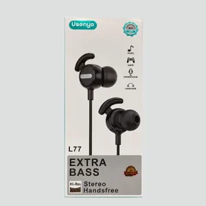هندزفری سیمی Usenyo مدل L77 Extra Bass Stereo Handsfree